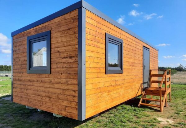 Conteneur habitable en bois, mobile, 26m2 - immagine 2