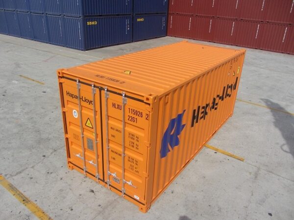 Container 20 Pieds Orange 1er voyage (Neuf)